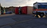 Schianto sulla nuova Paullese tra un’auto e un camion (che si ribalta) FOTO