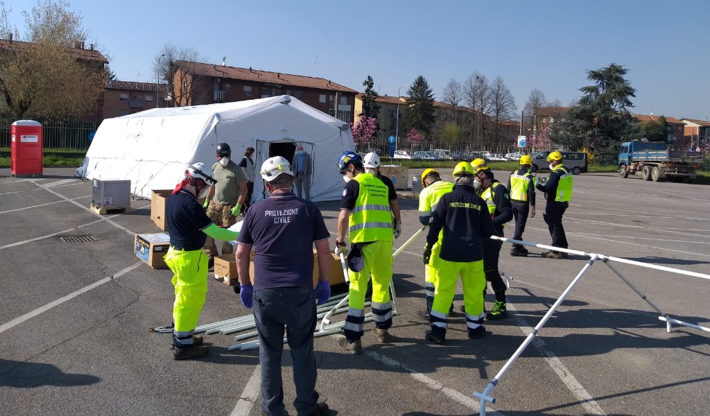 Covid: Protezione Civile fondamentale per il supporto al sistema sanitario
