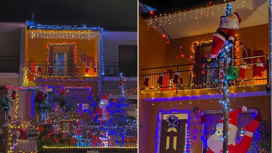 A Vailate la spettacolare casa di Babbo Natale di Daniele Cerri FOTO GALLERY