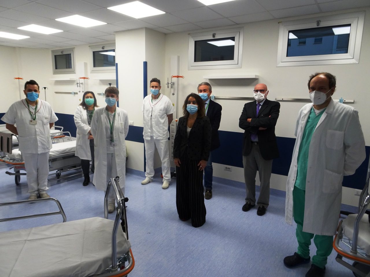 Ospedale di Cremona, presentato il nuovo Pronto Soccorso Covid