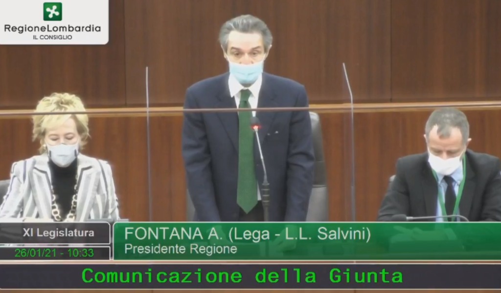 “La misura è colma”: Fontana riferisce in Consiglio regionale sulla zona rossa