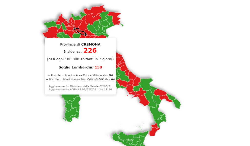 Scuole chiuse nei territori sopra la soglia: il “resto” della Provincia di Cremona per ora resiste