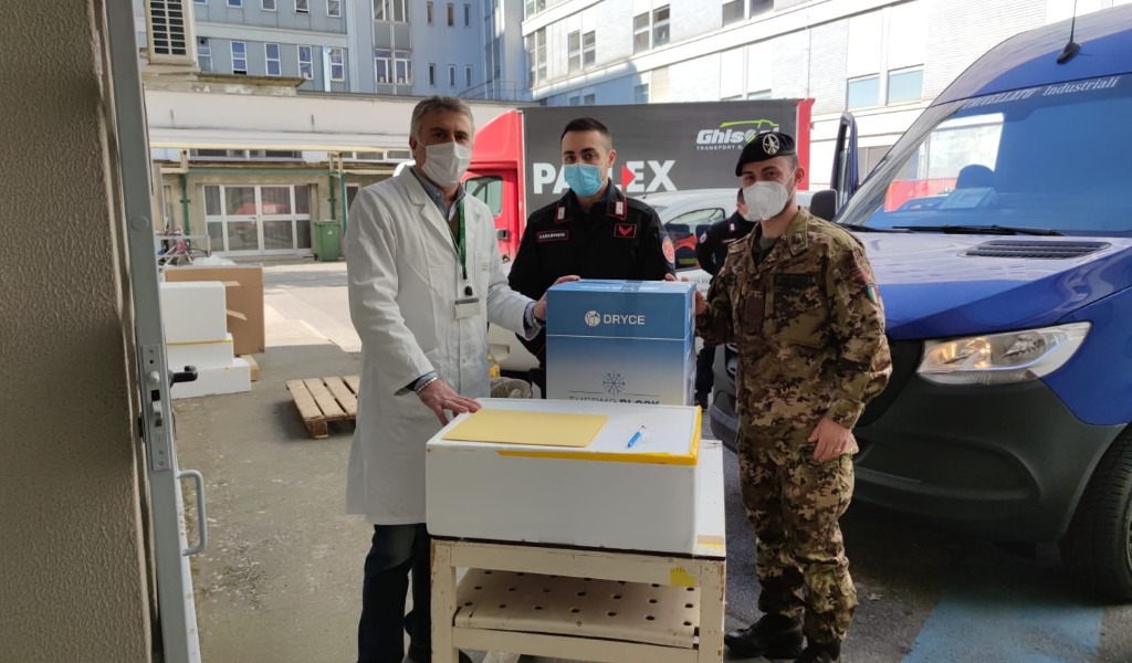 2800 dosi di vaccino Moderna consegnate nel Cremonese 