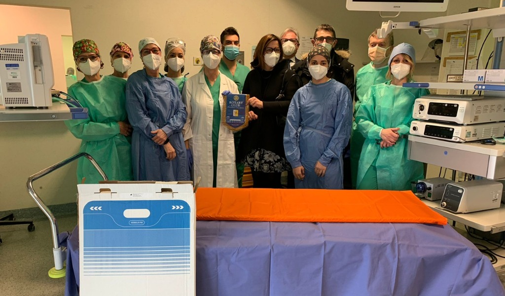 Solidarietà del Rotary Club Pandino Visconteo al reparto di Gastroenterologia di Cremona