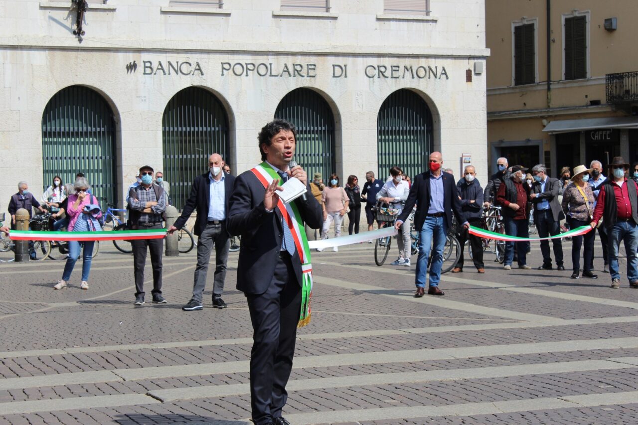 25 aprile 2021, Festa della Liberazione: le foto delle celebrazioni a Cremona