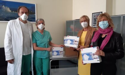 Donate 3mila mascherine FFP2 alla terapia intensiva dell'Ospedale di Cremona