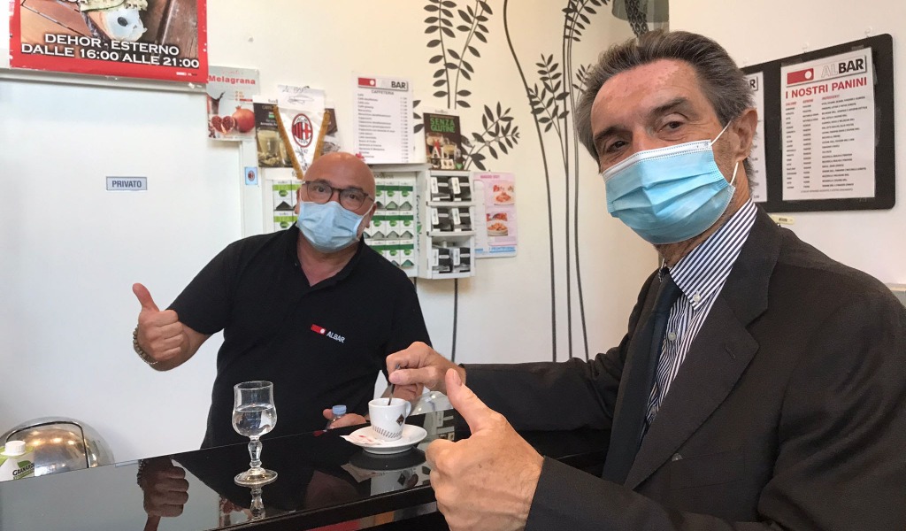 Dati in discesa, Fontana: “Zona bianca e abolizione coprifuoco si avvicinano”