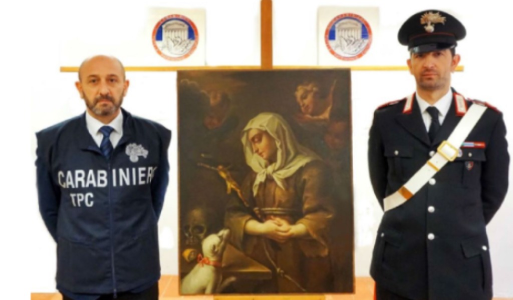 Recuperato dipinto del Settecento rubato nell’85 nella chiesa di San Bassiano a Pizzighettone