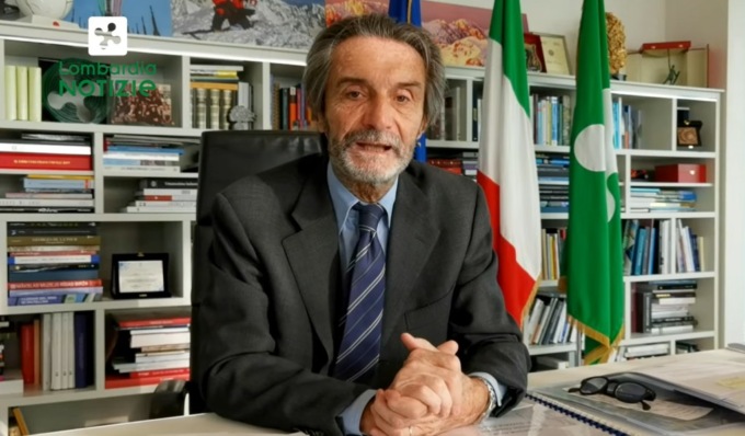 La Lombardia resta in zona gialla, Fontana: “Si conferma la frenata dei contagi”