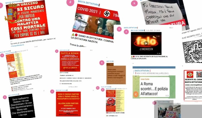 Su Telegram minacce a Draghi, medici e giornalisti: perquisizioni a estremisti No vax anche a Cremona