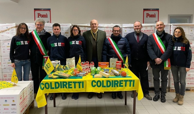 200 quintali di cibo per le famiglie bisognose in consegna grazie a Coldiretti Cremona