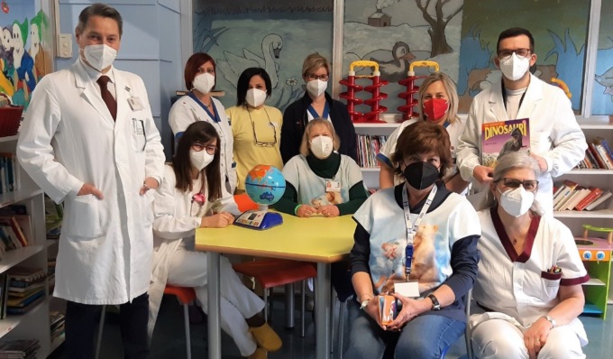 L’Abio torna in ospedale: primo giorno in presenza per le volontarie amiche dei piccoli pazienti