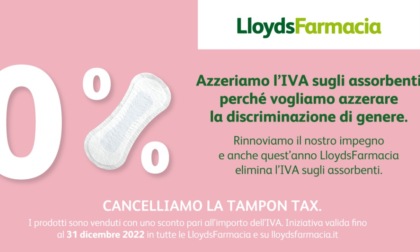 Niente tampon tax nelle 16 LloydsFarmacia di Cremona e provincia