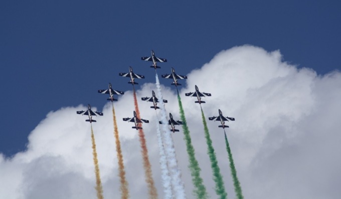 Il video d’addestramento a Ghedi delle Frecce Tricolori