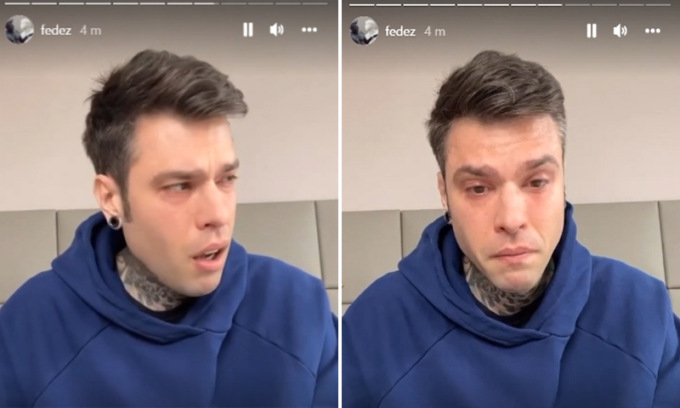 Fedez in lacrime su Instagram: “Sono malato, necessario un percorso”. La vicinanza di Chiara Ferragni