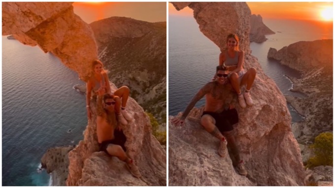 Selfie su una roccia a strapiombo: pioggia di critiche sui Ferragnez (anche dalla mamma di Chiara)