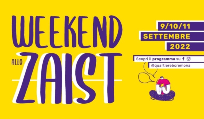 Weekend allo Zaist: tre giorni di sport, cultura, ambiente e animazione