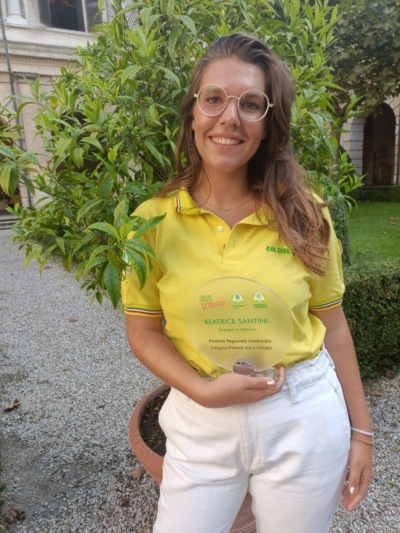 Beatrice Santini con il premio