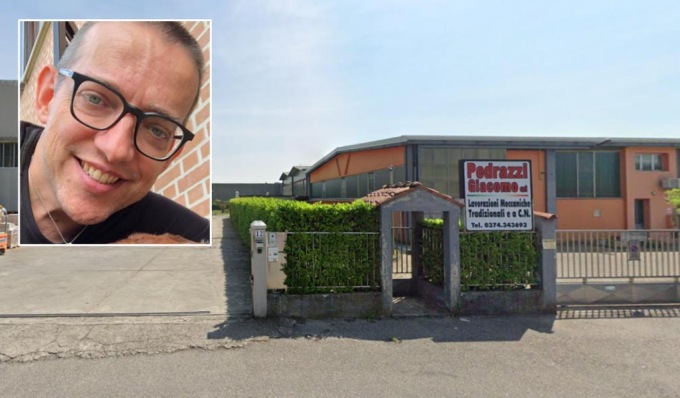 Schiacciato da un macchinario: Alberto muore nella sua azienda, aveva 49 anni