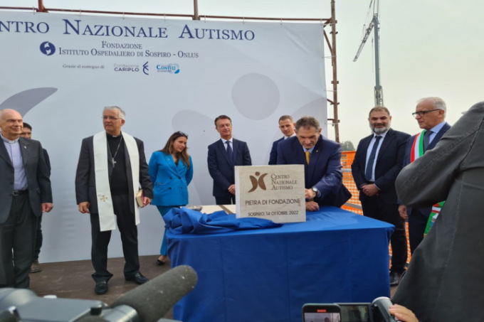 Posata a Sospiro la prima pietra del centro nazionale per il trattamento dell’autismo