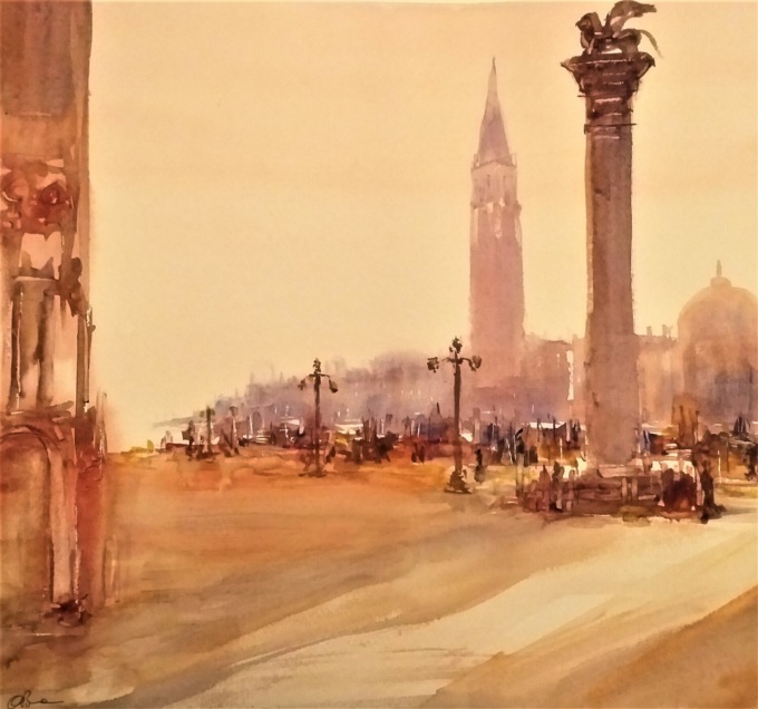 Acquerelli di Luce: mostra personale di Anna Piva alla Libreria del Convegno