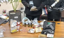 In casa droga, una serra di marijuana, materiale esplodente e armi: arrestato 29enne