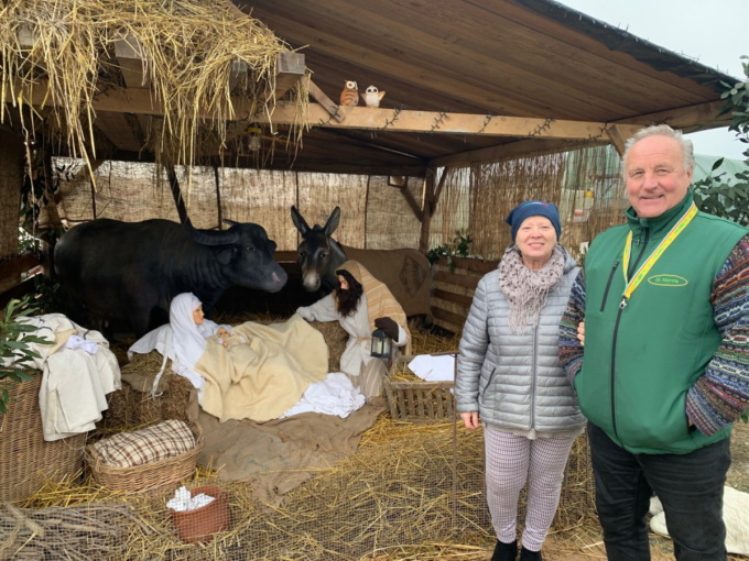 Presepe contadino in Cascina Piacentini a Olmeneta, tantissimi visitatori