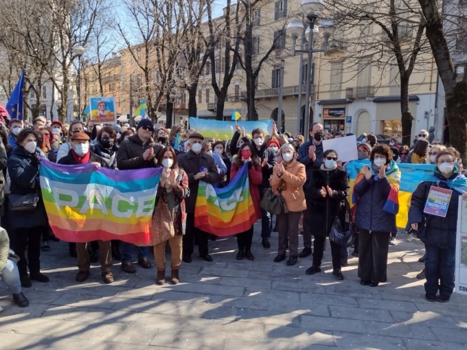 A Cremona una mobilitazione contro la guerra in Ucraina