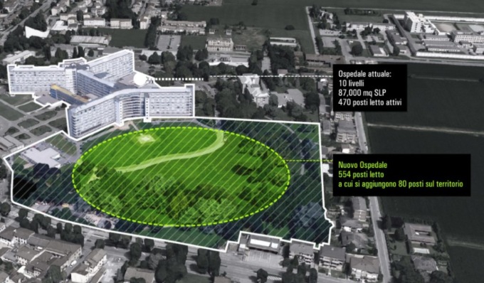 Nuovo Ospedale di Cremona, pubblicato (innovativo) bando di concorso: esiti a ottobre 2023