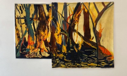 "Foreste in fiamme" di Uliassi, la nuova mostra alla Galleria Il Triangolo di Cremona