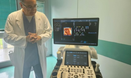 Donato un ecocardiografo all'ambulatorio di cardioncologia dell'ospedale di Crema