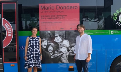 Arte in movimento: sugli autobus di Crema gli scatti di Mario Dondero