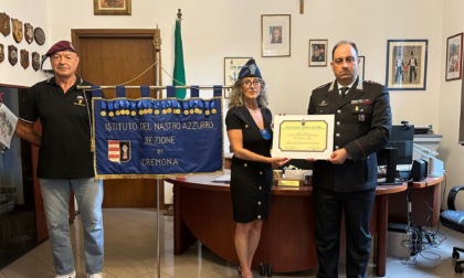 Due attestati di benemerenza al Comandante dei Carabinieri e al Tenente Colonnello Papaleo