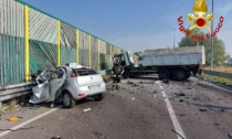 Frontale sulla Tangenzialina di Cremona tra auto e camion, morto 39enne