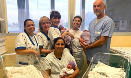 All'Ospedale di Cremona mamma Aruna dà alla luce tre gemelli