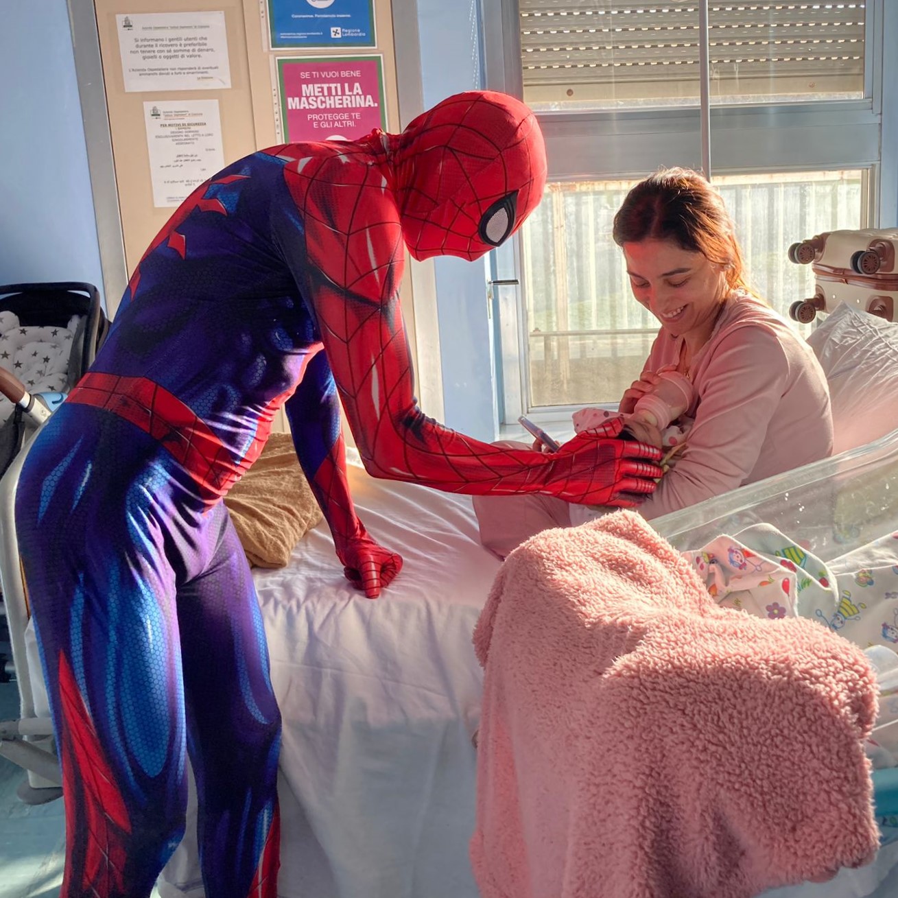 Spiderman fa tappa in Pediatria2