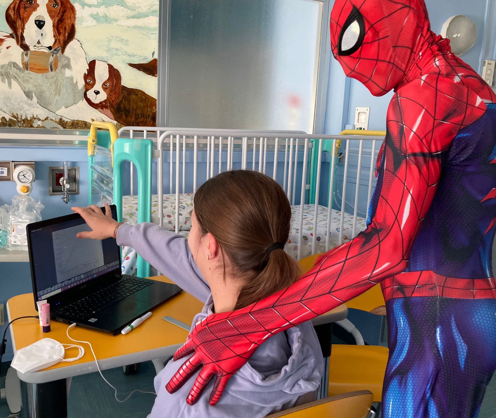 Spiderman fa tappa in Pediatria6