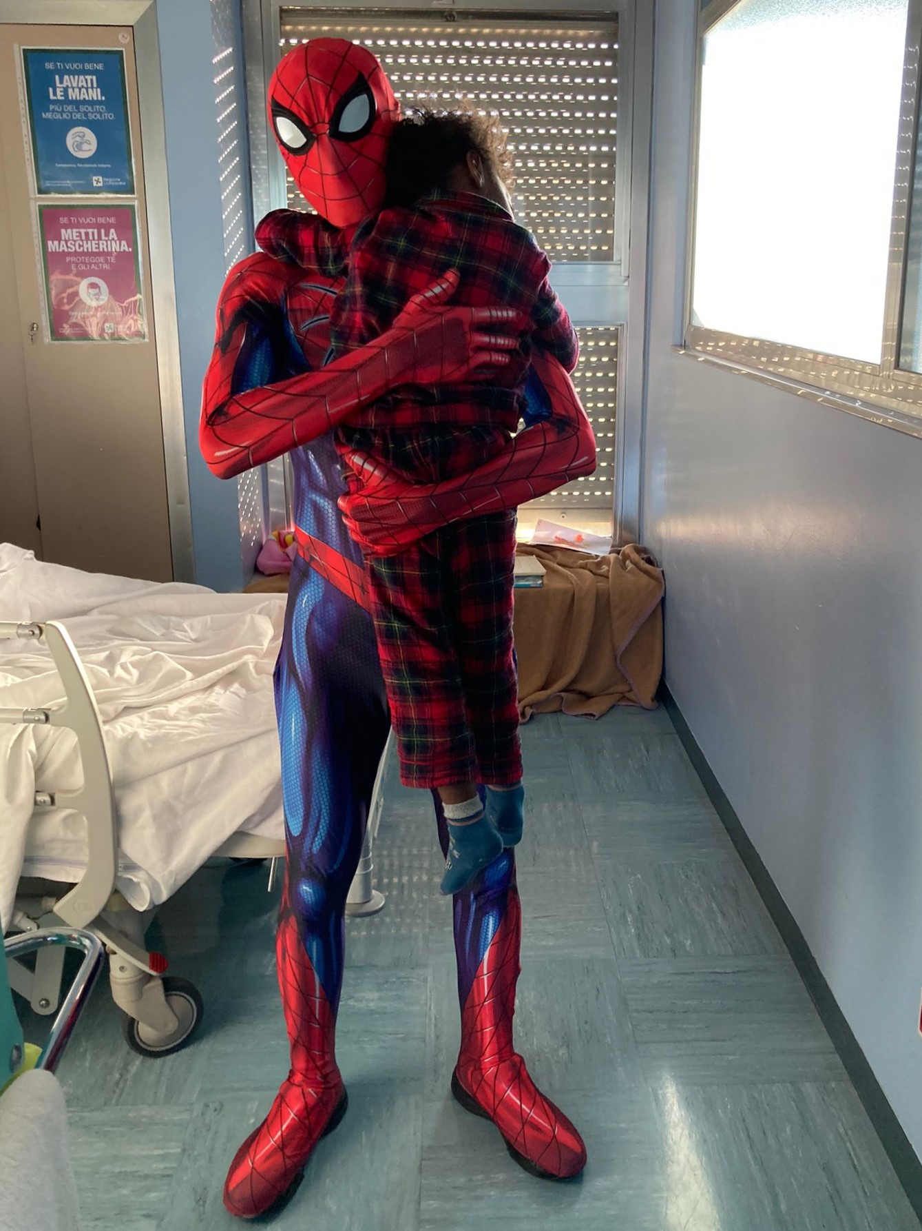 Spiderman fa tappa in Pediatria7