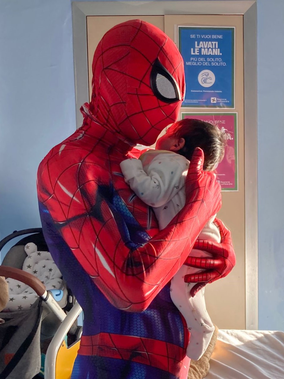 Spiderman fa tappa in Pediatria9