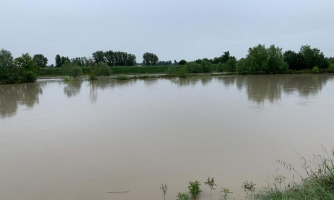Piogge incessanti mettono a rischio i corsi d’acqua, il Po cresce di 4 metri in due giorni