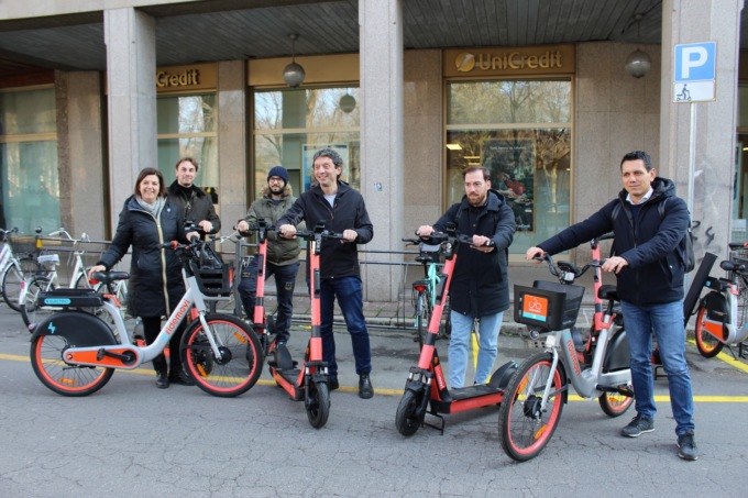 A Cremona attivato il servizio di noleggio monopattini elettrici ed e-bike