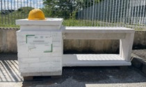 Inaugurata a Cremona la Panchina Bianca, simbolo di chi ha perso la vita sul lavoro
