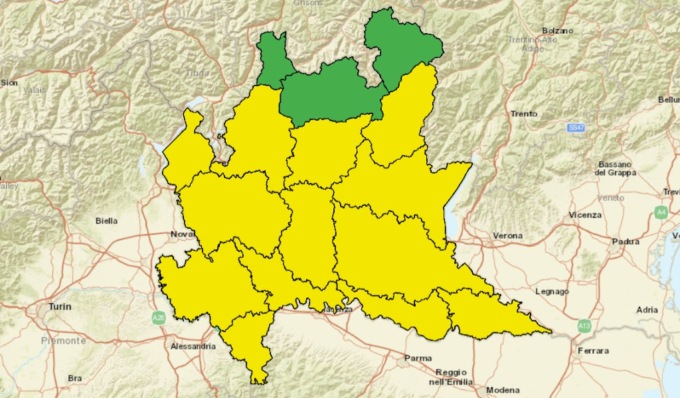 Ancora maltempo in Lombardia, in arrivo nuovi rovesci e temporali: allerta meteo in provincia di Cremona