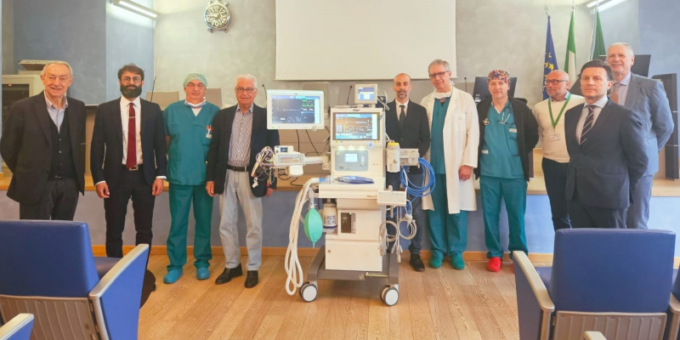 Una stazione di lavoro per l’anestesia, il dono dell’Associazione Popolare Crema