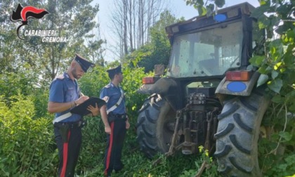 Tre trattori rubati in aziende agricole ritrovati in una cascina abbandonata