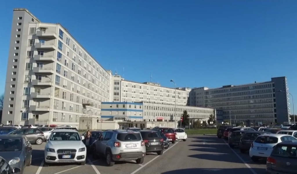 Uno scorcio dell'ospedale di Cremona