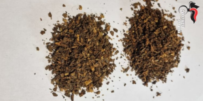 Sorpreso con quasi 25 grammi di cannabis, 39enne nei guai