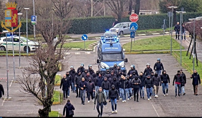 Scontri prima di Pergolettese-Mantova, Daspo per 15 tifosi mantovani