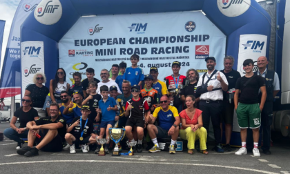 Giovanissimo pilota di moto cremonese terzo al Campionato Europeo in Slovacchia