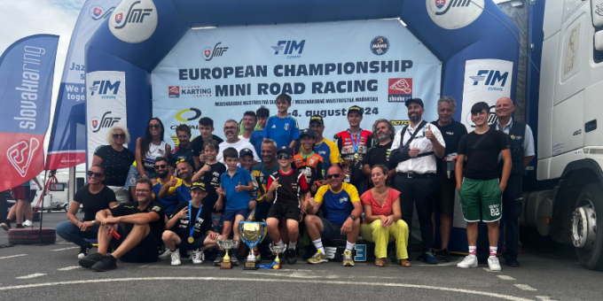 Giovanissimo pilota di moto cremonese terzo al Campionato Europeo in Slovacchia